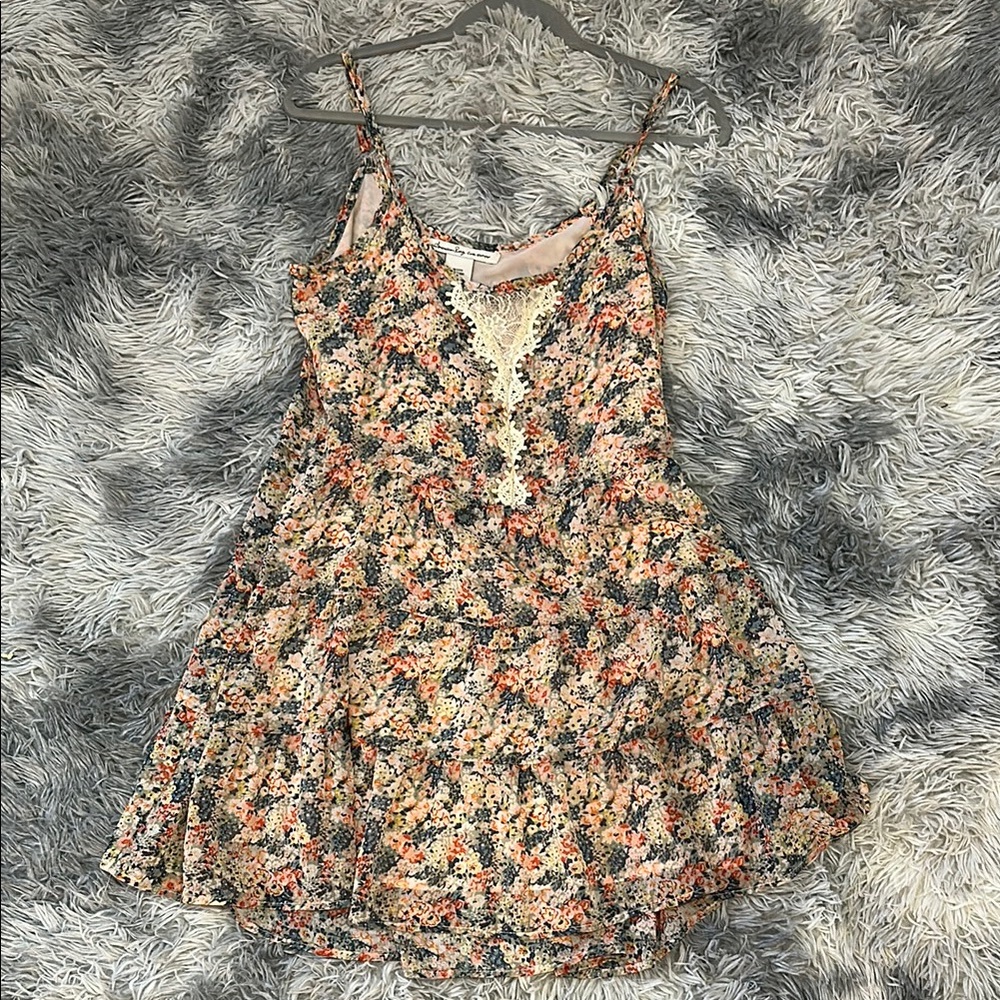 Floral Spaghetti Strap Dress